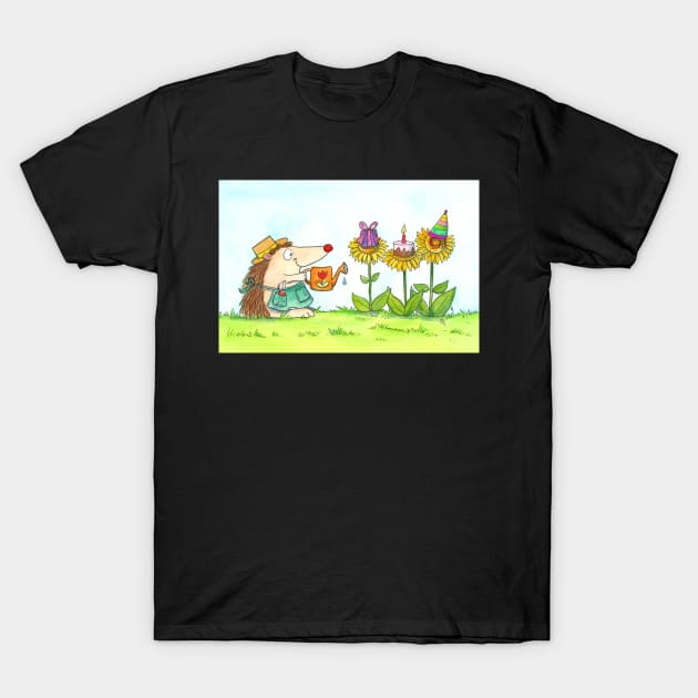 Gardener Happy Birthday T-Shirt by nicolejanes